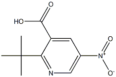 2-tert-butyl-5-nitropyridine-3-carboxylic acid Structure