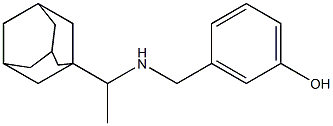 3-({[1-(adamantan-1-yl)ethyl]amino}methyl)phenol Structure