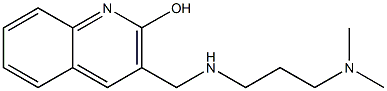 3-({[3-(dimethylamino)propyl]amino}methyl)quinolin-2-ol Structure