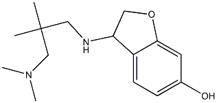 3-({2-[(dimethylamino)methyl]-2-methylpropyl}amino)-2,3-dihydro-1-benzofuran-6-ol Structure