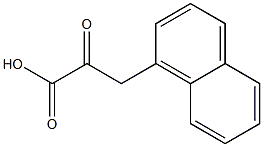 3-(1-naphthyl)-2-oxopropanoic acid 구조식 이미지