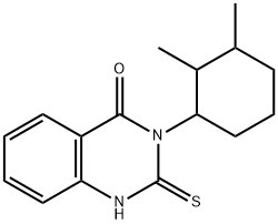 3-(2,3-dimethylcyclohexyl)-2-sulfanyl-3,4-dihydroquinazolin-4-one 구조식 이미지