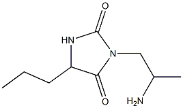3-(2-aminopropyl)-5-propylimidazolidine-2,4-dione 구조식 이미지