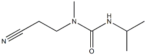 3-(2-cyanoethyl)-3-methyl-1-propan-2-ylurea 구조식 이미지