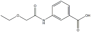 3-(2-ethoxyacetamido)benzoic acid Structure