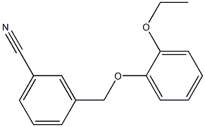 3-(2-ethoxyphenoxymethyl)benzonitrile 구조식 이미지