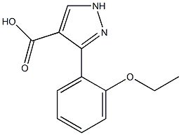 3-(2-ethoxyphenyl)-1H-pyrazole-4-carboxylic acid 구조식 이미지