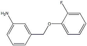 3-(2-fluorophenoxymethyl)aniline Structure