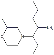 3-(2-methylmorpholin-4-yl)heptan-4-amine Structure