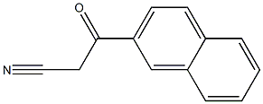 3-(2-naphthyl)-3-oxopropanenitrile Structure