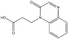 3-(2-oxo-1,2-dihydroquinoxalin-1-yl)propanoic acid Structure