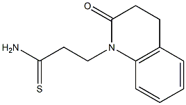 3-(2-oxo-3,4-dihydroquinolin-1(2H)-yl)propanethioamide Structure