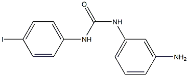 3-(3-aminophenyl)-1-(4-iodophenyl)urea 구조식 이미지