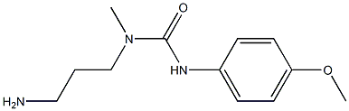 3-(3-aminopropyl)-1-(4-methoxyphenyl)-3-methylurea Structure