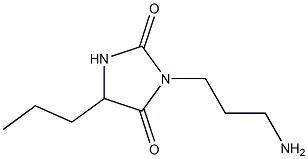 3-(3-aminopropyl)-5-propylimidazolidine-2,4-dione Structure