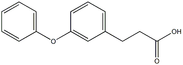 3-(3-phenoxyphenyl)propanoic acid Structure