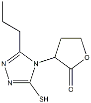 3-(3-propyl-5-sulfanyl-4H-1,2,4-triazol-4-yl)oxolan-2-one Structure