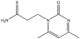 3-(4,6-dimethyl-2-oxopyrimidin-1(2H)-yl)propanethioamide 구조식 이미지