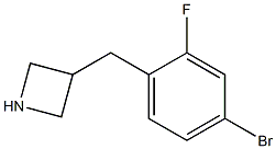 3-(4-bromo-2-fluorobenzyl)azetidine 구조식 이미지