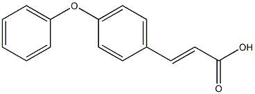 3-(4-phenoxyphenyl)prop-2-enoic acid 구조식 이미지