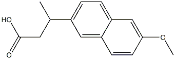 3-(6-methoxynaphthalen-2-yl)butanoic acid Structure