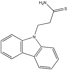 3-(9H-carbazol-9-yl)propanethioamide Structure