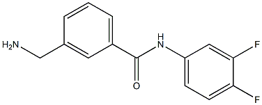 3-(aminomethyl)-N-(3,4-difluorophenyl)benzamide Structure