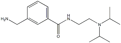 3-(aminomethyl)-N-{2-[bis(propan-2-yl)amino]ethyl}benzamide Structure