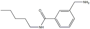 3-(aminomethyl)-N-pentylbenzamide Structure
