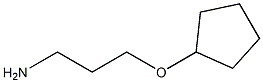 3-(cyclopentyloxy)propan-1-amine Structure