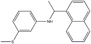 3-(methylsulfanyl)-N-[1-(naphthalen-1-yl)ethyl]aniline 구조식 이미지