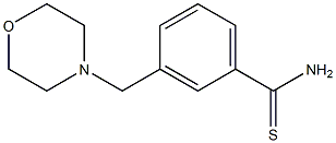 3-(morpholin-4-ylmethyl)benzenecarbothioamide 구조식 이미지