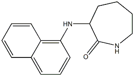 3-(naphthalen-1-ylamino)azepan-2-one Structure