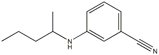 3-(pentan-2-ylamino)benzonitrile Structure