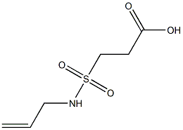 3-(prop-2-en-1-ylsulfamoyl)propanoic acid Structure