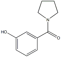 3-(pyrrolidin-1-ylcarbonyl)phenol Structure