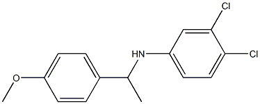 3,4-dichloro-N-[1-(4-methoxyphenyl)ethyl]aniline 구조식 이미지