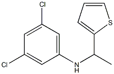 3,5-dichloro-N-[1-(thiophen-2-yl)ethyl]aniline 구조식 이미지