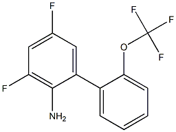 3,5-difluoro-2'-(trifluoromethoxy)-1,1'-biphenyl-2-amine Structure