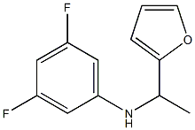 3,5-difluoro-N-[1-(furan-2-yl)ethyl]aniline 구조식 이미지