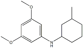 3,5-dimethoxy-N-(3-methylcyclohexyl)aniline Structure