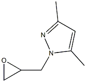 3,5-dimethyl-1-(oxiran-2-ylmethyl)-1H-pyrazole 구조식 이미지