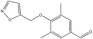 3,5-dimethyl-4-(1,2-oxazol-5-ylmethoxy)benzaldehyde 구조식 이미지