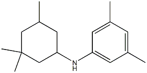 3,5-dimethyl-N-(3,3,5-trimethylcyclohexyl)aniline 구조식 이미지