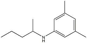 3,5-dimethyl-N-(pentan-2-yl)aniline Structure