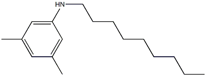 3,5-dimethyl-N-nonylaniline 구조식 이미지