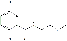 3,6-dichloro-N-(1-methoxypropan-2-yl)pyridine-2-carboxamide Structure
