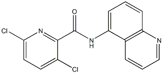3,6-dichloro-N-(quinolin-5-yl)pyridine-2-carboxamide Structure