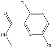 3,6-dichloro-N-methylpyridine-2-carboxamide 구조식 이미지