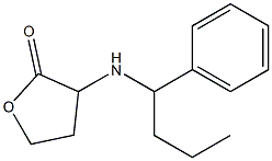 3-[(1-phenylbutyl)amino]oxolan-2-one Structure